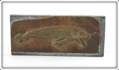 Vintage Creek Chub Viper Printing Plate