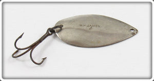Vintage William H James No. 4 Spoon Lure
