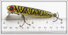 Kimmich Bait Company Yellow Black Stripes Swimming Minnow