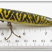 Kimmich Bait Company Yellow Black Stripes Swimming Minnow