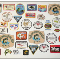 Lot Of 38 Patches: NFLCC, Lures, Fishing Clubs, Etc