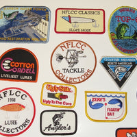 Lot Of 38 Patches: NFLCC, Lures, Fishing Clubs, Etc