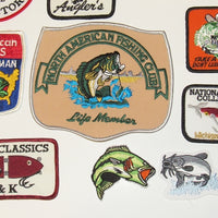 Lot Of 38 Patches: NFLCC, Lures, Fishing Clubs, Etc