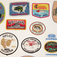 Lot Of 38 Patches: NFLCC, Lures, Fishing Clubs, Etc