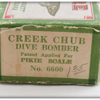 Creek Chub Pikie Scale Dive Bomber Kreeker In Box 6600