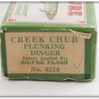 Creek Chub Silver Flash Plunking Dinger In Box 6218