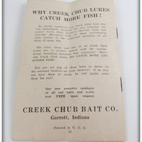 Creek Chub Rainbow Fire Baby Injured Minnow In Package & Box 1631