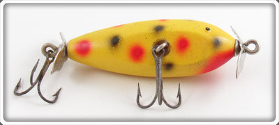 Creek Chub Yellow Spotted Spinning Injured Minnow Lure 9514