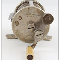 Vintage Horton No. 33 Blue Grass Simplex Casting Reel 