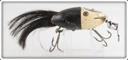 Vintage Creek Chub Black White Head Dinger 5611 Special Lure