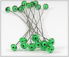 Lot Of 20 Green Glass Eyes For Lure Making, Repair Or Replacement A12