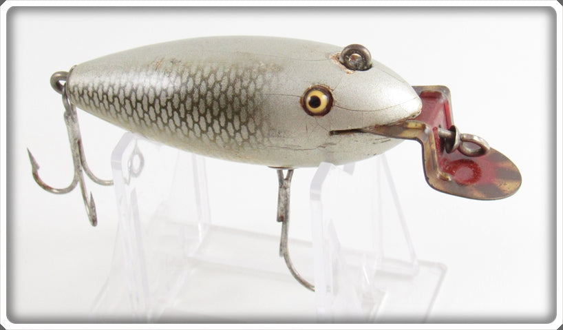 Creek Chub Silver Shiner Special Baby Wiggler Lure With Van Houton Lip