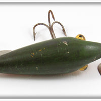 Donaly Green & White Red Fin Minnow