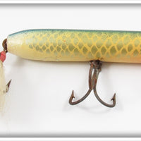 Stan Gibbs Blue Back Silver Scale Cast A Lure Surface Popper
