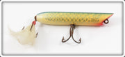 Stan Gibbs Blue Back Silver Scale Cast A Lure Surface Popper
