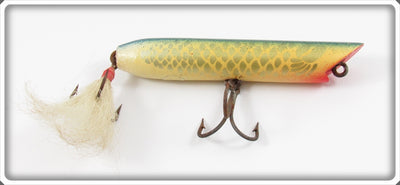 Stan Gibbs Blue Back Silver Scale Cast A Lure Surface Popper