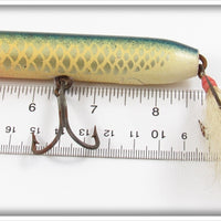 Stan Gibbs Blue Back Silver Scale Cast A Lure Surface Popper