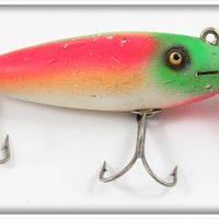 Vintage Creek Chub Rainbow Fire Baby Wiggler 231 Special Order Lure