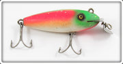 Vintage Creek Chub Rainbow Fire Baby Wiggler 231 Special Order Lure