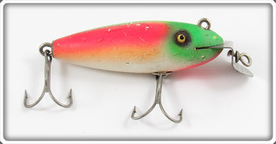 Vintage Creek Chub Rainbow Fire Baby Wiggler 231 Special Order Lure