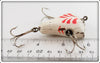 South Bend White & Red Vacuum Bait