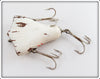 South Bend White & Red Vacuum Bait