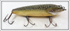 Vintage Heddon Green Crackleback Deep Diving Wiggler 1600