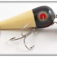 Vintage Tropical Bait Co. Black & White Guppy Lure