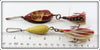 H.C. Brush Yellow and Red Float Trolling Spoon Pair