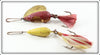 H.C. Brush Yellow and Red Float Trolling Spoon Pair