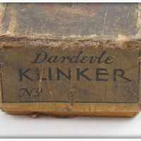 Lou J Eppinger Inc Red & White Dardevle Klinker In Box