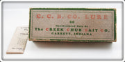 Vintage Creek Chub Pikie Scale Musky Champ Empty Lure Box S-40