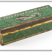 Al Foss Red & White No. 4 Oriental Wiggler In Green Tin