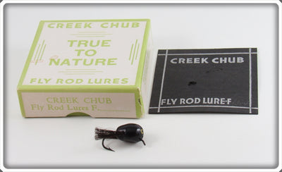 Creek Chub Black Trout Size Fly Rod Dingbat In Unmarked Box