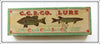 Creek Chub Perch Finish Husky Musky Empty End Label Box 601