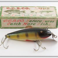 Vintage Creek Chub Perch Wiggler In Unmarked Box 