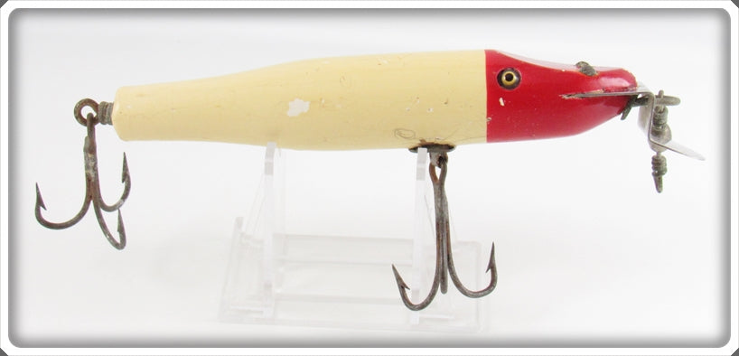 Creek Chub Red Head White Saltwater Two Hook Husky Pikie Lure 2302 L