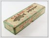 Creek Chub Silver Flash Husky Plunker Empty End Label Box 5818