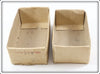 C.A. Clark Mfg Co Yellow Fin Chub Water Scout In Early White Box
