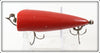 Bite Em Bate Co Red and White Rotating Bait