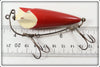 Bite Em Bate Co Red and White Rotating Bait