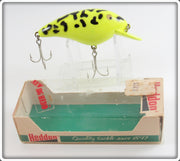 Heddon Coachdog Fluorescent Yellow Big Hedd Lure In Box 9330 CDF