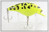 Heddon Coachdog Fluorescent Yellow Big Hedd In Box 9330 CDF