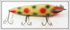 Vintage Heddon Strawberry Spot Deep Diving Wiggler Lure 1600S