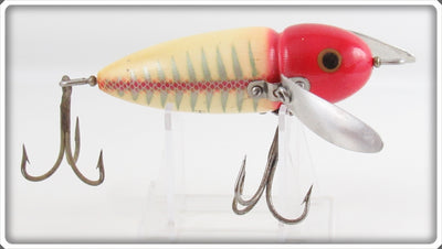 Heddon Red & White Shore Musky Crazy Crawler 2152XS