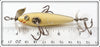 Pflueger White Blended Green Back Three Hook Neverfail Minnow