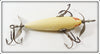 Pflueger White Blended Green Back Three Hook Neverfail Minnow