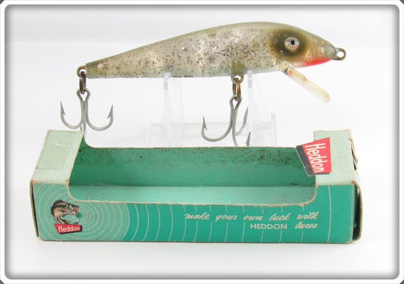 Vintage Heddon Silver Flitter Big Tiger Lure In Box 1040 SS