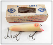 Vintage Padre Island Co Pico Pearl Plunger Lure In Box