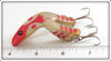 Wizard Lure Mfg Co Red & Silver Scale Fantail In Box
